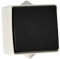Jandei - Mecanismo Superficie Estanco para Exterior, Resistente al agua IP54, Tapa Color Negro (Interruptor)