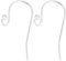 Beebeecraft 1 Box 10Pcs 925 Sterling Silver Earring Hooks French Ball End Ear Wires for Drop Dangle Earring Findings DIY Jewellery Making(Wire 0.7mm/21 Gauge/0.028 inch)