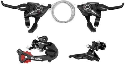-Umwerfer – -Kettenregler, -Set | Gangschaltung für Mountainbike, Siamesisches Fahrrad, einteilig, aus Aluminiumlegierung, für Mountainbike, Num