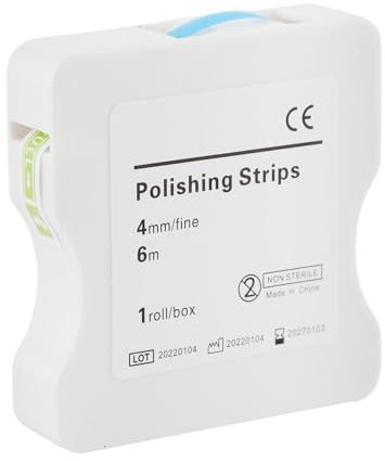 Outil de ponçage dentaire, lime à dents de polissage, lime à dents pour polissage, réparation des dents, papier de verre universel, convient pour le nettoyage des dents ébréchées