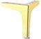 Sleep Vendors 4 Pcs 5inch Metal Sofa Legs Furniture Feet Modern Solid Sofa Feet Cabinet Feet Table Legs for DIY Replacement (Gold)
