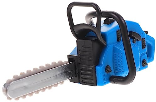 Alasum Mini Motosega Figurina Per Decorazioni Di Miniature Strumento Simulato Per Giardino e Casa Accessorio Per Mini Paesaggi e Festività