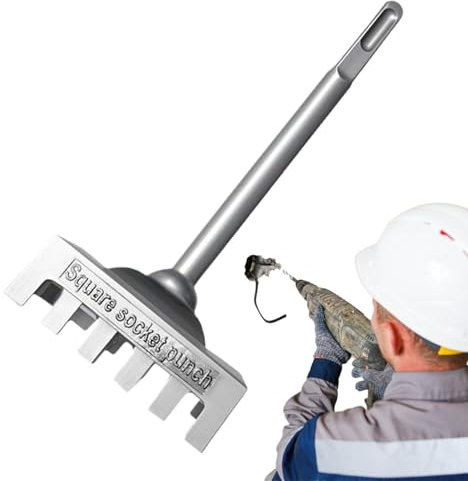 Acunny Scie-cloche carré, outil oscillant pour cloisons sèches, portable, outil de coupe pour électriciens, bricolage