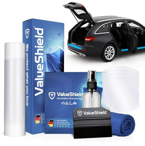 ValueShield Set di protezione per vernice combinata, adatto per Citroen C4 Grand Picasso (versione lunga) 2013 – 2022 (minivan a 5 porte): pellicola protettiva per la protezione del bordo di carico