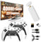 KINMRIS M15 Portable Video Emulator Games Console 4k, Retro Gaming Console with built in 40000+ Classic Games 23 Emulators, Plug and Play Game Stick for TV with 2 x 2.4G Gaming Controllers(128G)