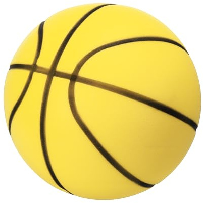 PATIKIL Leiser Basketball, kein Lärm, hochdichter Schaumstoff, Dribbling Indoor-Basketball mit Netztasche für ruhigen Sport
