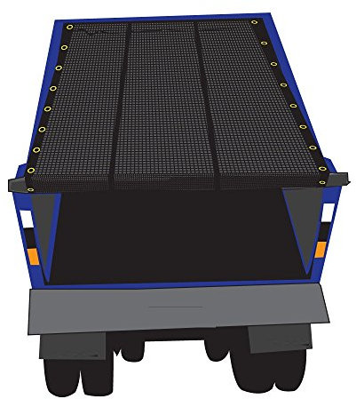 XTARPS Bâche pour camion à benne de qualité supérieure 2,1 x 4,3 m