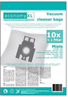 10 Staubsaugerbeutel Economy XL kompatibel mit Swirl M 40, M 50 geeignet für Miele Electronic 2210