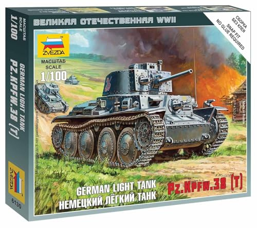 Zvezda 1/100 38t Tank