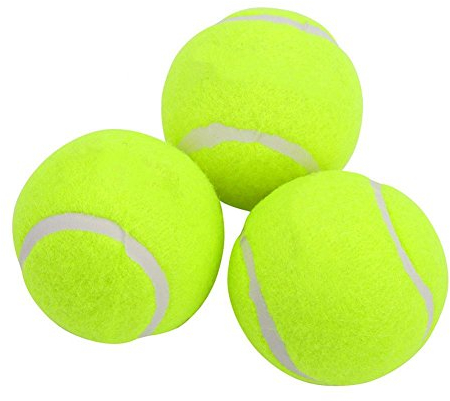 VGEBY Tennisbälle, 3 Stück Tennisball Hohe Elastische Ausbildung Tennisball Wettbewerb Unterhaltung Tennis Zubehör