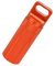 Vogueing Tool Metal Survival Capsule Pill Dispenser, Waterproof, Round Head, Orange