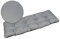 SuperKissen24. Sitzkissen Bankkissen Bankauflage für Gartenbank - 140x50 cm - Outdoor und Indoor - grau