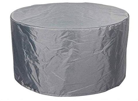 ZHCHL Housse Table De Jardin Ronde 185x95cm, Housse Protection Salon De Jardin Imperméable Tissu Oxford Multifonction, pour Meuble Extérieur Jardin