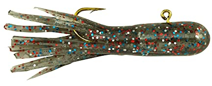 Berkley Powerbait vorgerichtete Atomic Tubes Angeln Soft Bait, Smoke Rainbow Sparkle, 1/32 oz