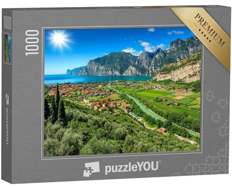 puzzleYOU: Puzzle 1000 Teile „Sonniger Tag am Gardasee, Italien“ – aus der Puzzle-Kollektion Gardasee
