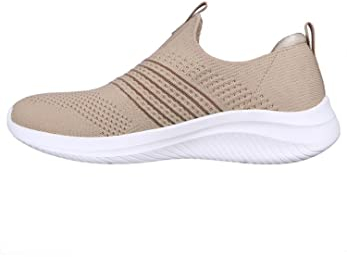 Skechers Damen Ultra Flex 3.0 Classy Charm Sneaker, Taupe, 38 EU