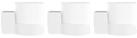 SONGCHEER-Router Shelf Wall Mount for Tp Link Deco X20 X50 X60 X55 Deco Mesh WiFi 6 WiFi Router Holder Stand Bracket Shelf Cable Organizer with Screw Mounting Kit (2Pack)