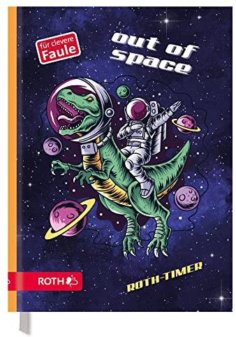 ROTH Timer T-Space - A5 Schülerkalender mit clevere Faule System, 1 Woche 2 Seiten, immerwährend