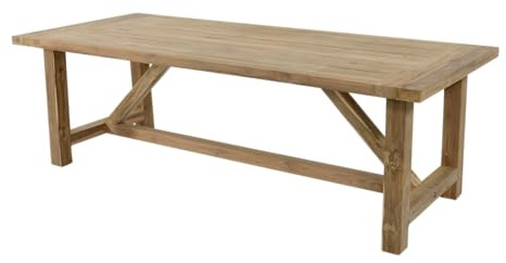 LesliLiving Tisch Castle Recycled Teak 240x100cm