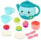B. Play – Teeservice Kinder – 17-teiliges Teeset – Lichter und Geräusche – Desserts zum Formen sortieren – Spielzeug ab 18 Monaten – Musikalische Teeparty