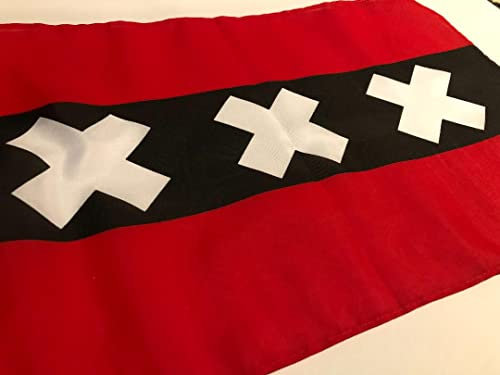 Amsterdam Flagge/Fahne 30x45 cm