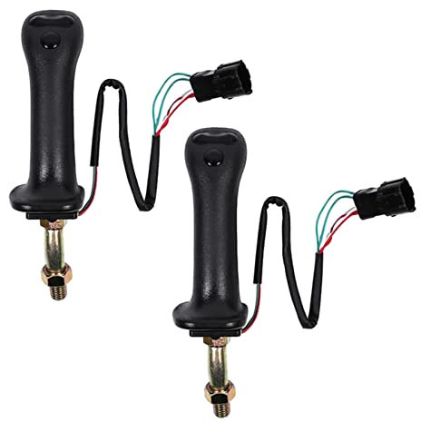 Aposous 2 x 3 botones Excavadora Joystick Assy Engranajes para Doosan DX150 215 225 300 370-9C Izquierda