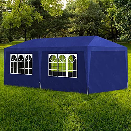 ARKEM Carpa de Fiestas Azul 3x6 m Garaje Exterior para Coche Carpa Plegable Playa Carpa Impermeable