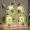 BACEKOLL 63 Metal Plant Stand Indoor With Grow Lights - 6 Tiered Tall Shelf for Multiple Plants, Half-Moon Rack Display, Holder for Living Room, Patio - White