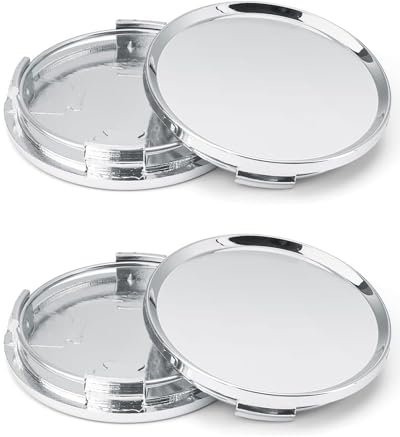 ZAMXHUG Cache-moyeux - 4 pcs Capuchon Central de Moyeu de Roue, Centre de Roue,DIY Cache Moyeux, 63mm Auto Cache Moyeux, Placage Brillant pour Enjoliveurs de 63 mm OD 59 mm ID (Argen