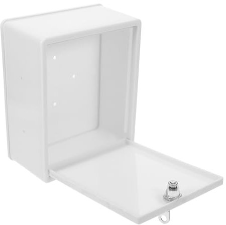 Housoutil Caja Caja de buzón de Correo con Cerradura Segura buzones para Exterior buzones de Oficina buzones Verticales pequeños Accesorios de taquilla para el Trabajo AbS