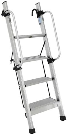 RV Campervan Travel Bunk Bed Ladder - Universal Space-Saving Motorhome Step Ladder for Small RVs, Dorms, Bedrooms, Apartments, Hotels