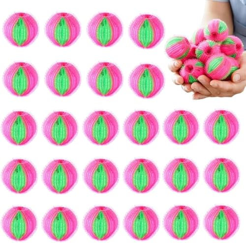 24stk Tierhaarentferner Waschmaschine, BetterJonny Wiederverwendbare Fusselbälle Waschkugeln Waschmaschine Ball Wäschekugel flusenfreie Waschbälle Gegen Tierhaare für Entfernt Tierhaare Fussel, B