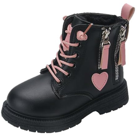 Stivali per Bambini Comode Carino Stivaletti Stivali da Neve Scarponcini Stivali per Bambini Stivali Lunghi con Fodera Calda Casual Cotone Scarpe Invernali All'Aperto Scarpe
