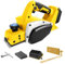 Cordless Handheld Planer Compatible with Dewalt 20V Max Battery(No Battery) Brushless Electric Power Planer, 15000RPM Portable 3-1/4 Inch Power Wood Planer for Woodworking,Carpenter Home DIY