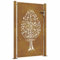 Utiny Gartentor 105x155 cm Cortenstahl Baum-Design Hoftor Gartenpforte Gartenzaun Pforte Tür