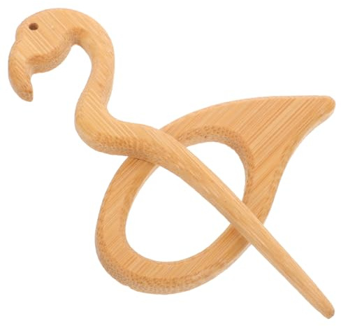 Yardenfun Broche Bois Épingle à Revers Pour Femme Chapeau Pull Châle Costume Broche Créative