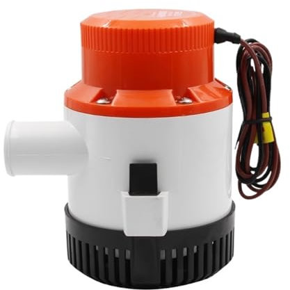 QAVLXIE 1pc Large flow 12V SFBP1-G3000-01 / 24V SFBP2-G3000-01 3000GPH bilge pump electric water pump(24V 3000GPH)