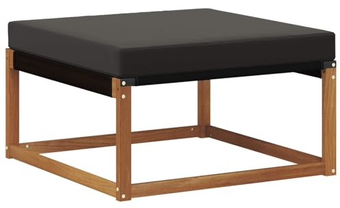 vidaXL Outdoor-Fußhocker Massivholz Akazie Natur, Balkonmöbel, moderner Outdoor-Stil, langlebiges Akazienholz-Loungeset für chillige Gartenmomente