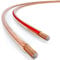 deleyCON 25m Cable pour Haut-Parleur 2x 0,75mm² CCA Aluminium Revêtu de Cuivre Brins 2x24x0,20mm Marque de Polarité - Transparent