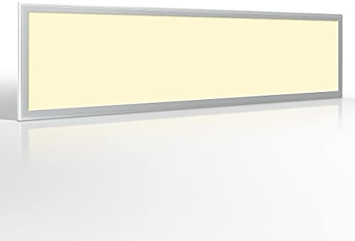 LED Panel 120x30cm 40W warmweiss 3000K Deckenleuchte, Wohnzimmerleuchte, Deckenlampe, LED-Panel, schmale Leuchte Flächenleuchte stromsparend flach 3600 Lumen