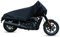 sourcing map M Schwarze Motorrad-Halbabdeckung im Freien wasserdichter Regen-Staub-UV-Schutz
