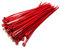 Cable Ties - 300mm x 4.8mm - Strong Nylon Zip Ties (100, Red)