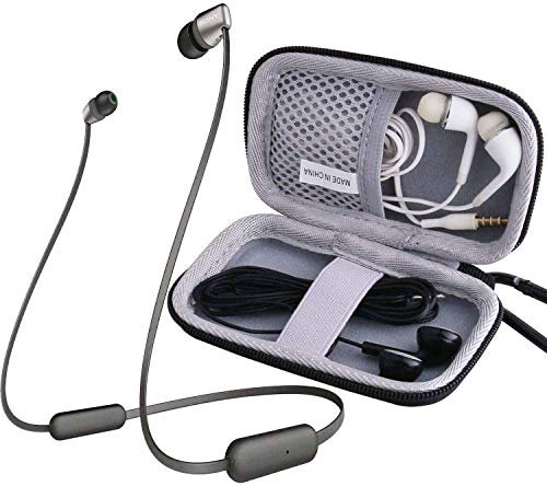 WERJIA Hard EVA Travel Case for Sony Wi-Xb400/Wi-C200/ WI-C310 Wireless in-Ear Headphones. Earphone Carrying Case MP3 Player Case Headphone Small Storage Pouch