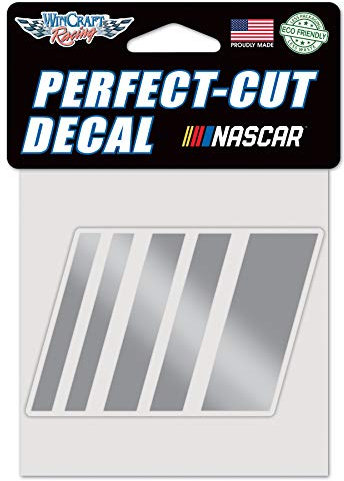 Wincraft NASCAR NASCAR NASCAR Logo 10,2 x 10,2 cm Aufkleber Metallic, mehrfarbig, na