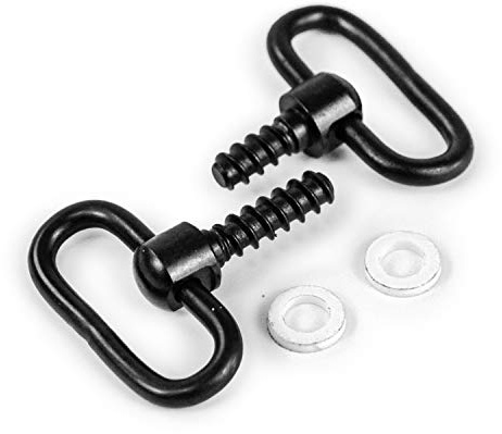 IVEN 2 STÜCK 2,54cm Metall Sling Swivels für Gewehrriemen Gewehrgurt
