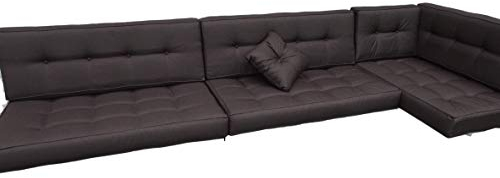 Palettenkissen Schaumkissen/Kissen Palettensofa Euro Paletten/europalleten Sitzkissen/Sitzkissen palettenmöbel/Palettenkissen Outdoor/Sitzkissen 120 x 60 cm (braun, 7X teiliges Set)