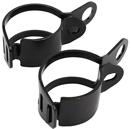 Black motorbike turn mount bracket, 30-43mm fork relocation clamps for motorcycle blinker attachment