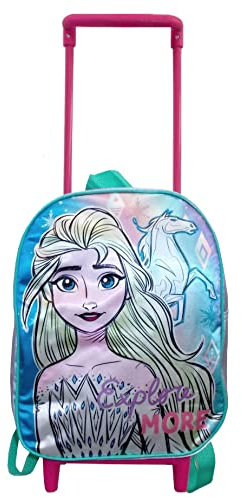 Disney Frozen Schule Kindergarten Rucksack Trolley Premium 34 cm, mehrfarbig, 28 cm