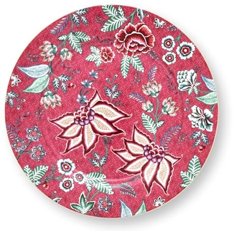 PIP STUDIO 51001297 Flower Festival Platzteller dark pink 32 cm (1 Stück)