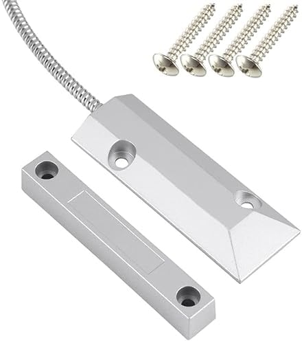 Gebildet Home Security Contatto per porta avvolgibile cablata Interruttore Reed magnetico magnete vicino - circuito di connessione, magnete lontano - circuito di interruzione, applicazioni OC-55